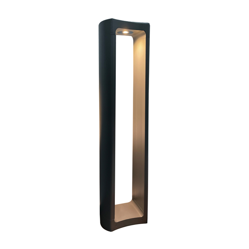 DDK-LL203 Luci da prato grigie con forma unica di altezza 1M per parco