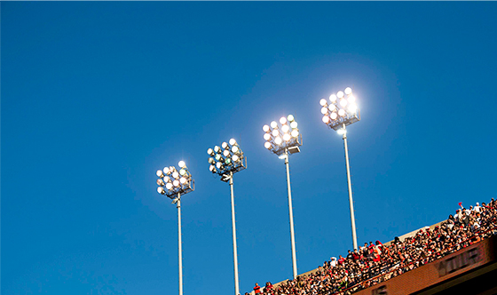 Illuminazione per impianti sportivi e campi