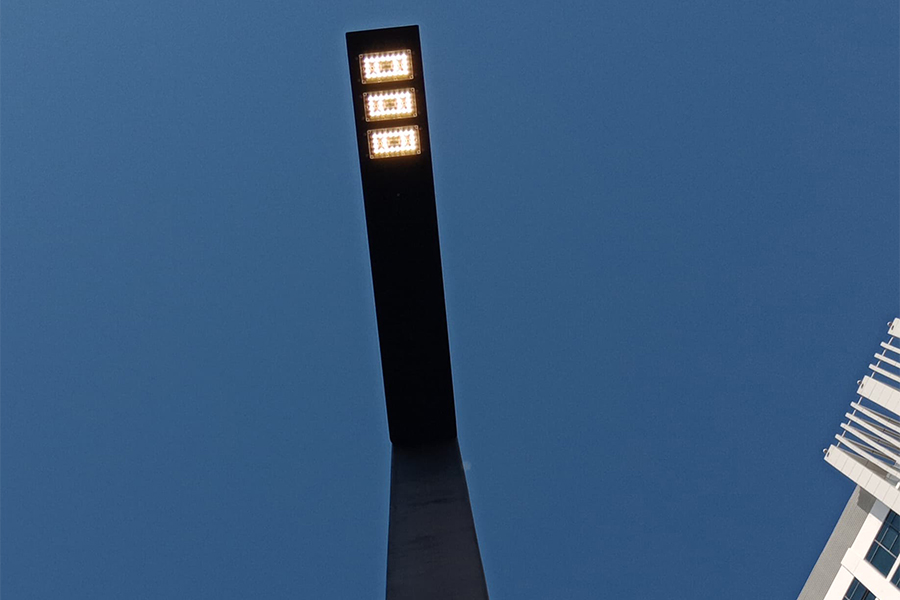 Palo luminoso decorativo degli Emirati Arabi Uniti